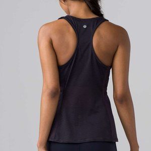 Lululemon Goal Crusher Tank (Stripe), Boysenberry (Purple), Size: 8